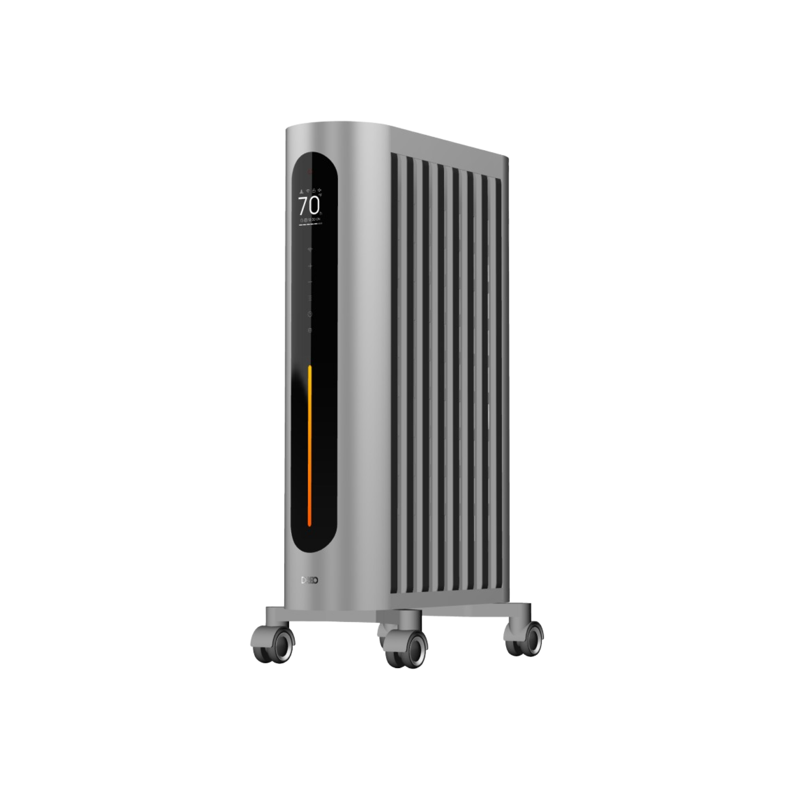 Dreo Radiator Heater，Electric Portable Space Oil Filled with Digital Thermostat，5 Modes, 1500W，24H Timer，Overheat & Tip-Over Protection with Remote Control for Indoor，Quiet，DR-HSH012