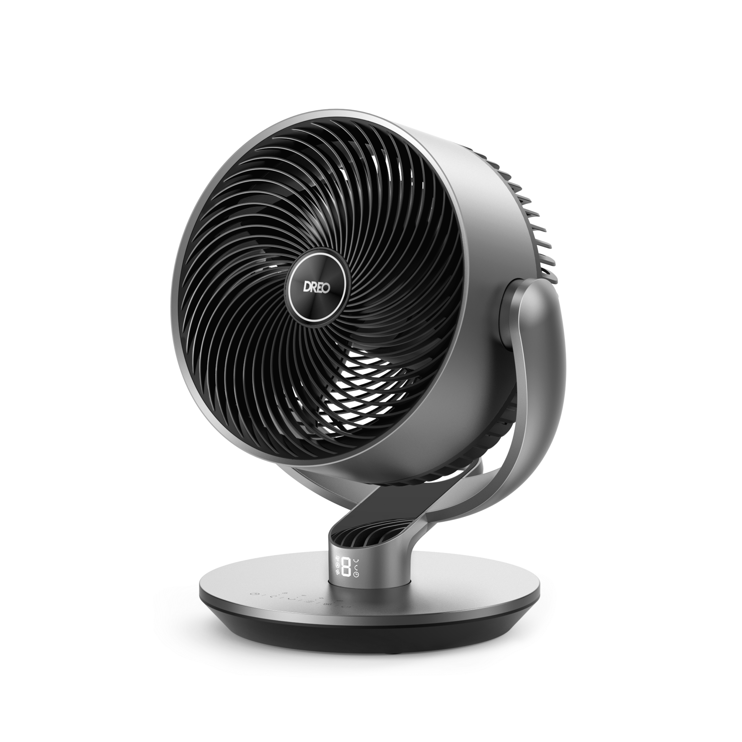 Dreo Smart Fans for Home, 110ft Air Circulator, 120°+90° Oscillating Fans with WiFi/Voice Control, 9 Speeds, 25dB DC Quiet Fan, 6 Modes, 12H Timer, Works with Alexa/Google, 16" Table Fan for Bedroom.